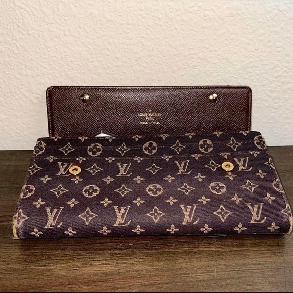 Louis Vuitton Sarah Mini Lin Long Wallet - Picture 3 of 12